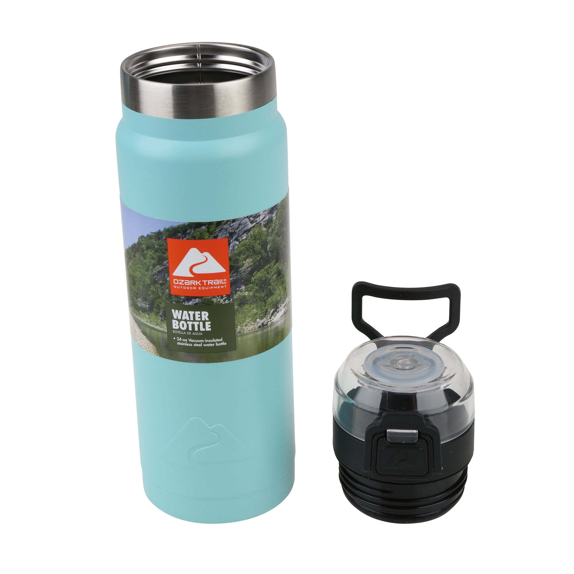 ozark trail 24 oz vacuum insulated stainless steel water bottle