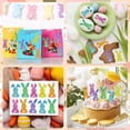 thumbnail image 5 of 1Roll Sparkly Bunny Stickers Easter Label Stickers Envelope Sealing Decals for Water Bottle Laptop Skateboard Decoration, 5 of 7