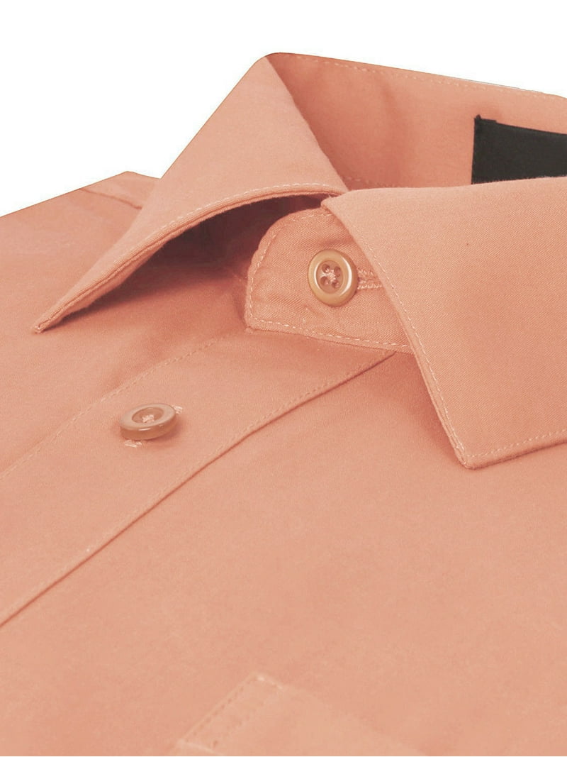 peach slim fit dress shirt Slim Dress Shirt Salmon Peach main image 0