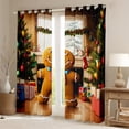 thumbnail image 2 of Castle Fairy Gingerbread Man Black Out Curtains for Teens,Christmas Tree Curtains Pack of 2 (42x63 Each),Festival Xmas Bedroom Curtains,Luxury Bedroom Decor, 2 of 6