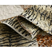 MarCielo 3 Piece Quilted Bedspread Leopard Print Quilt Quilt Set Bedding Throw Blanket Coverlet Animal Print Bedspread Ensemble Cheetah King Oversize(Cal King)