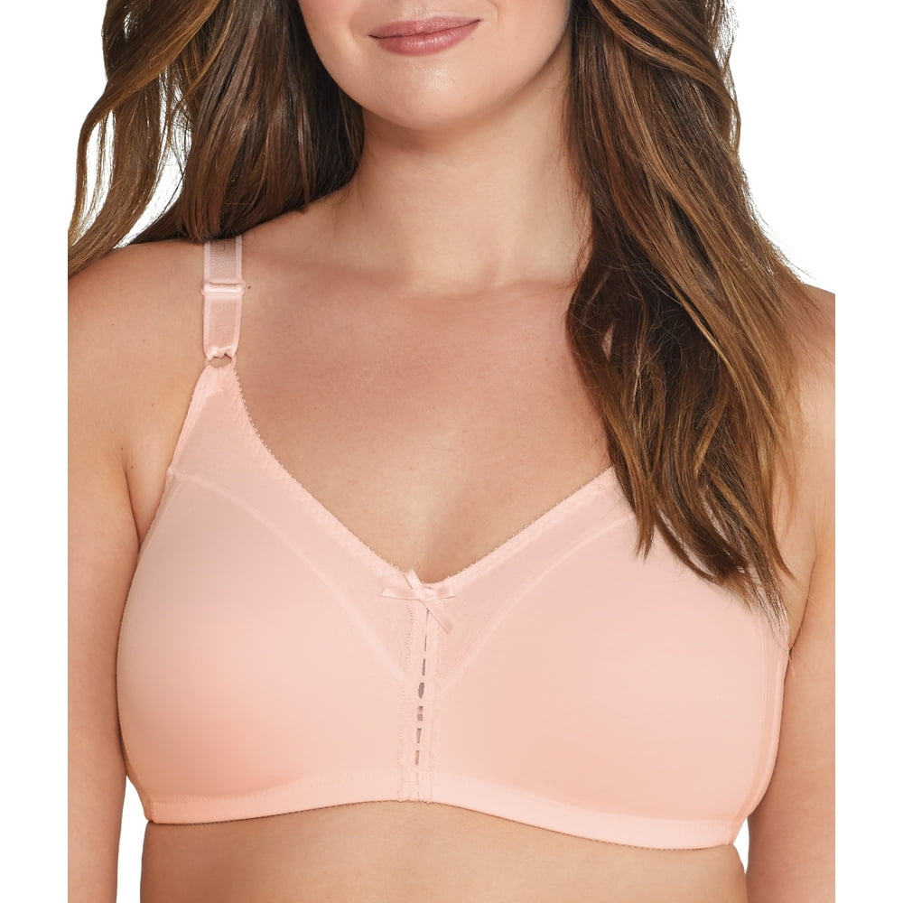 Bali Bali Womens Double Support Cotton WireFree Bra Style3036