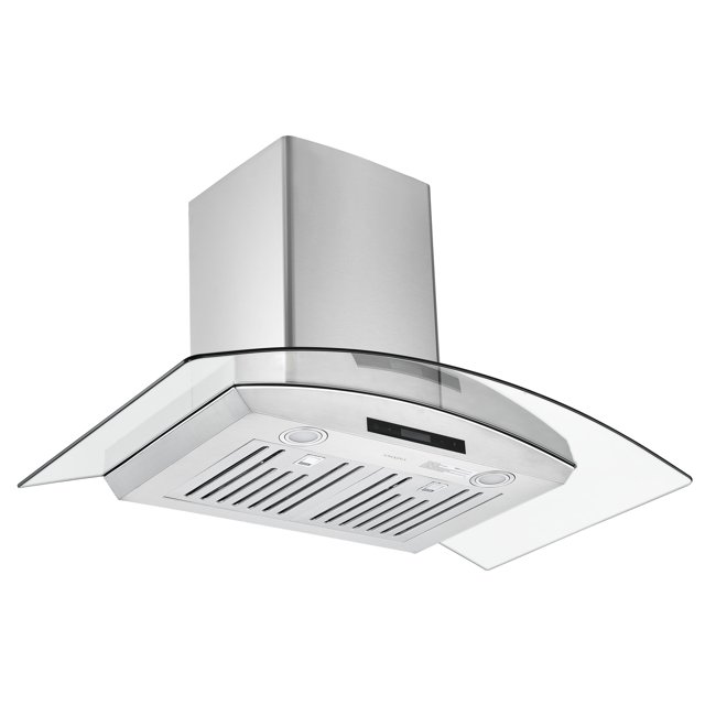 Ancona Capot de Baldaquin Convertible en Verre 36 Po en Acier Inoxydable