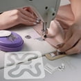 thumbnail image 4 of 1 Set of Multi-functional Sewing Presser Feet Cutting Ruler Diy Cloth Patchwork Ruler Patchwork Gadget, 4 of 8