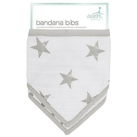 aden   anais Baby Essentials Bandana Bib, 2 Pack