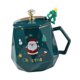 thumbnail image 5 of Taza de café navideña, taza de cerámica para café, leche, taza para beber, vajilla ligera verde, 5 of 9