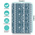 thumbnail image 5 of Boho Retro Floral Pet Feeding Mat-Absorbent Pet Placemat for Food and Water Bowl, with Waterproof Rubber Backing, Quick Dry Water Dispenser Mat for Dog and Cat (16"x24"), 5 of 7