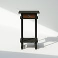 thumbnail image 4 of Furinno Turn-N-Tube Tall Nightstand with Bin, Espresso/Brown, 4 of 7