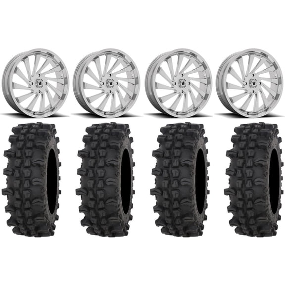 MSA Blade 20" Wheels Chrome 35" ACP Tires Polaris RZR XP 1000 / PRO XP / Ranger XP 900/1000