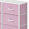 thumbnail image 3 of DEXTRUS 8-Drawer Fabric Dresser for Adults, Pink Storage Organizer for Bedroom, Closet & Living Room, 3 of 10