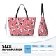 thumbnail image 4 of Easygdp French Bulldog Face Bolsa de Viaje de Playa de Gran Capacidad, Bolsa Tote Perfecta para la Playa, Escapadas de Fin de Semana y Viajes, 4 of 7