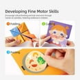 thumbnail image 2 of Level 2 Kids Cutting Activity Book, Educational Brain Game Craft Kit, Handwork Tool for Fine Motor Skills Creative Gift, 2 of 6