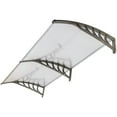 thumbnail image 6 of 200 x 96 Household Application Door & Window Awnings Canopy Silver & Gray Bracket, 6 of 16