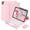 Pink, variant on Detachable Bluetooth Keyboard Case with Multi-Touch Trackpad & 2.4G Wireless Mouse for 2025 Lenovo Idea Tab Plus 12.1" / Tab K12, Round Keys,Pink