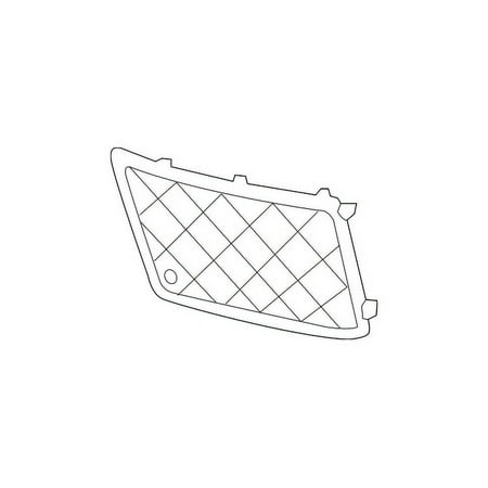 Genuine OE Mercedes-Benz Outer Grille - 166-885-44-22