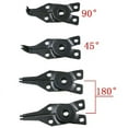 HOOUDO Retaining Ring Pliers Clearance Screwdriver New 4 in 1 Snap Ring