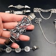 thumbnail image 2 of Shawl Chain Clips 8 Styles Blouse Collar Vintage Shawl Elegant Retro Alloy Shirts Fashion Sweater Clips Duck Clip Clasps for Gift Women Girls, 2 of 7