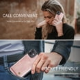 thumbnail image 5 of ELEHOLD Case for iPhone 14 Pro Max, 2-in-1 Detachable Magnetic Leather Wallet Case with RFID Blocking,Rosegold, 5 of 8