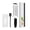 Black, variant on Stainless Steel Handheld Zester Fine Cheese Grater With Brush & Cover Multi Purpose Kitchen Shredding Tool For Lemon Garlic(Yellow-31X6.3Cm)