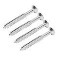 thumbnail image 4 of 4 Pcs Guitar Neck Plate Mounting Screws, Silver Metal Guitar Replacement Screw, 4 of 8