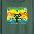 thumbnail image 3 of Pete The Cat - Groovy To Create - Women's Lightweight French Terry Long Sleeve Shirt, 3 of 6