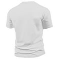 thumbnail image 4 of WRKEKC Men's T-Shirts Casual Breathable Half Button Stand Collar Color Block Short Sleeve Stylish Shirt for Daily Wear, 4 of 4