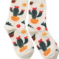 thumbnail image 3 of Cactus Pattern Socks (Adult Medium - Women's Shoe Sizes 5-10), 3 of 3