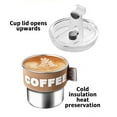 thumbnail image 4 of AuroraX 12 Oz Coffee Mug with Lid Travel Warmer Stainless Steel Insulated Coffee Mug with Handle Cute Novelty Funny Cup Birthday Gifts for Women Men Office Coworkers(Coffee), 4 of 9