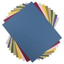 8x10 Uncut Mat Board Set, 10 Pack Mixed Color Framing Backing Boards for Artwork Photos Crafts, White Core Acid-Free, Multicolor