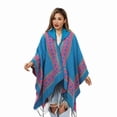 thumbnail image 7 of Cavosen Wraps for Evening Dresses Knit Elegant Wraps Stripe Soft Thicken Warm Open Front Scarves Oversized Winter Everyday Wear, 7 of 7