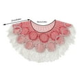 thumbnail image 3 of Aellinatey Beaded Sequins Shawl Wrap Fringed Evening Party Capes Wedding Bridal Cover Up, 3 of 19