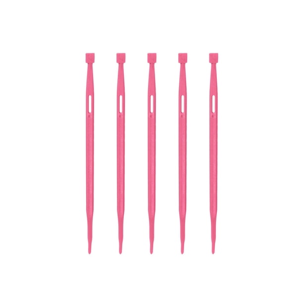 Naiovety Agujas de tejer, hilo multifunción, fácil enhebrado, gancho de ganchillo, herramientas para manualidades, accesorios de costura para Artesanía Rosa roja Naiovety HA060678-02