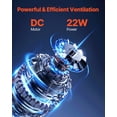 thumbnail image 2 of VEVOR RV Vent Roof Fan 14 inch 10-Speed Reversible with Remote Control, 2 of 9