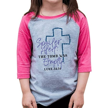 

7 ate 9 Apparel Kid s Happy Easter Shirts - The Tomb was Empty Pink Shirt 6 Months