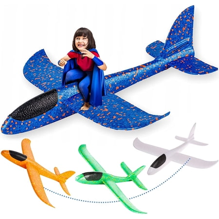 IGUOHAO Foam Airplanes for Kids，Airplane IGUOHAO for Kids, 4 Packs