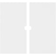 thumbnail image 4 of 22"OD x 2"ID x 7 1/2"C x 1"P Knox Architectural Grade PVC Contemporary Ceiling Medallion, Two Piece, 4 of 11