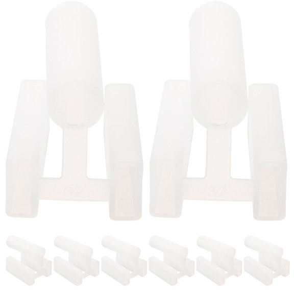 Beaupretty 100Pcs White Electrical Power Outlet Covers with Easy Insert Plastic Plug Protectors