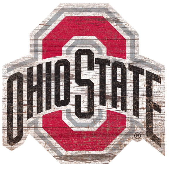Fan Creations NCAA Distressed Logo Cutout Sign Wall Art