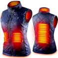 thumbnail image 1 of Chaleco calefactable para mujer con 4 zonas calefactoras, chaqueta calefactora para el cuello, regalo de Navidad, 1 of 1