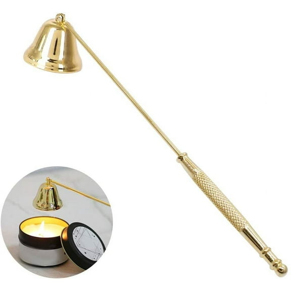 LZYMSZ Candle Snuffer, Upgrade Stainless Steel Candle Stopper, Durable Candle Extinguisher Snuffer with Long Handle for Candle Flame, Scented Candles, Aromatherapy Candles, Jar Candles