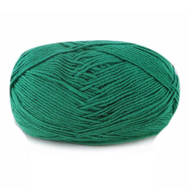 Bearachild Hilo para tejer suéter multicolor bufanda guantes paquete regalos hechos a mano artes duraderas 4 capas para tejedores principiantes Artesanía 22 verde esmeralda