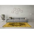 thumbnail image 3 of Ahgly Company Indoor Rectangle Medallion Yellow Traditional Area Rugs, 3' x 5', 3 of 4