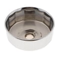 thumbnail image 1 of pitrice 901 Sliver Oil Filter Remover Cap Oil Grid Wrench 14 Flutes For Car 70x55mm, 1 of 8