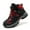 8032-Black Red, variant on Boys Snow Boots Winter Waterproof Antiskid Boots Hiking Outdoor Shoes Booties for Unisex Kids (Little Kid/Big Kid)
