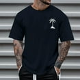 thumbnail image 4 of ZZHZGZ Mens 4Th of July Shirt Men T Shirts Plain Men's Summer Shirt 2025 Short Sleeved Coconut Tree Print Men's T Shirt Xxl, 4 of 4