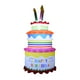 thumbnail image 3 of Torta de cumpleaños,Pastel de cumpleaños inflable de 6 pies con luz LED,Decoración inflable para tarta de cumpleaños,recuerdo de fiesta,Decoración inflable para cumpleaños al aire, 3 of 9