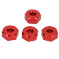 thumbnail image 1 of Cubo De Rueda Hexagonal De 12 Mm, Adaptador De Accionamiento Hexagonal De 4 Piezas Reemplazo Del Adaptador De Accionamiento Hexagonal De Coche RC De aleación De Aluminio Para MJX, 1 of 7