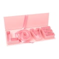 thumbnail image 3 of Caja de regalo vacía creativa con forma de flor, caja de regalo rellenable con forma de letra, decoración de amor Rosa, 3 of 9