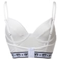 thumbnail image 2 of CHIARA FERRAGNI Sujetador de Mujer, Bralette - con Aros, cintura con Logotipo, Algodón elástico Blanco XS (X-Small), 2 of 2