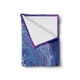 thumbnail image 2 of Star Mandala Soft Flannel Fleece Throw Blanket, Geometrys with Symmetrical Elements Middle Eastern, Cozy Plush for Indoor and Outdoor Use, 60" x 80", Purple Pale Blue Pink, by Ambesonne, 2 of 6